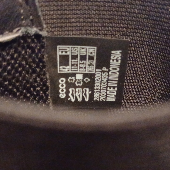 ECCO Women's Wedge Nubuck Leather Bootie Ankle Size 11 EU 42 NEW - Picture 12 of 12